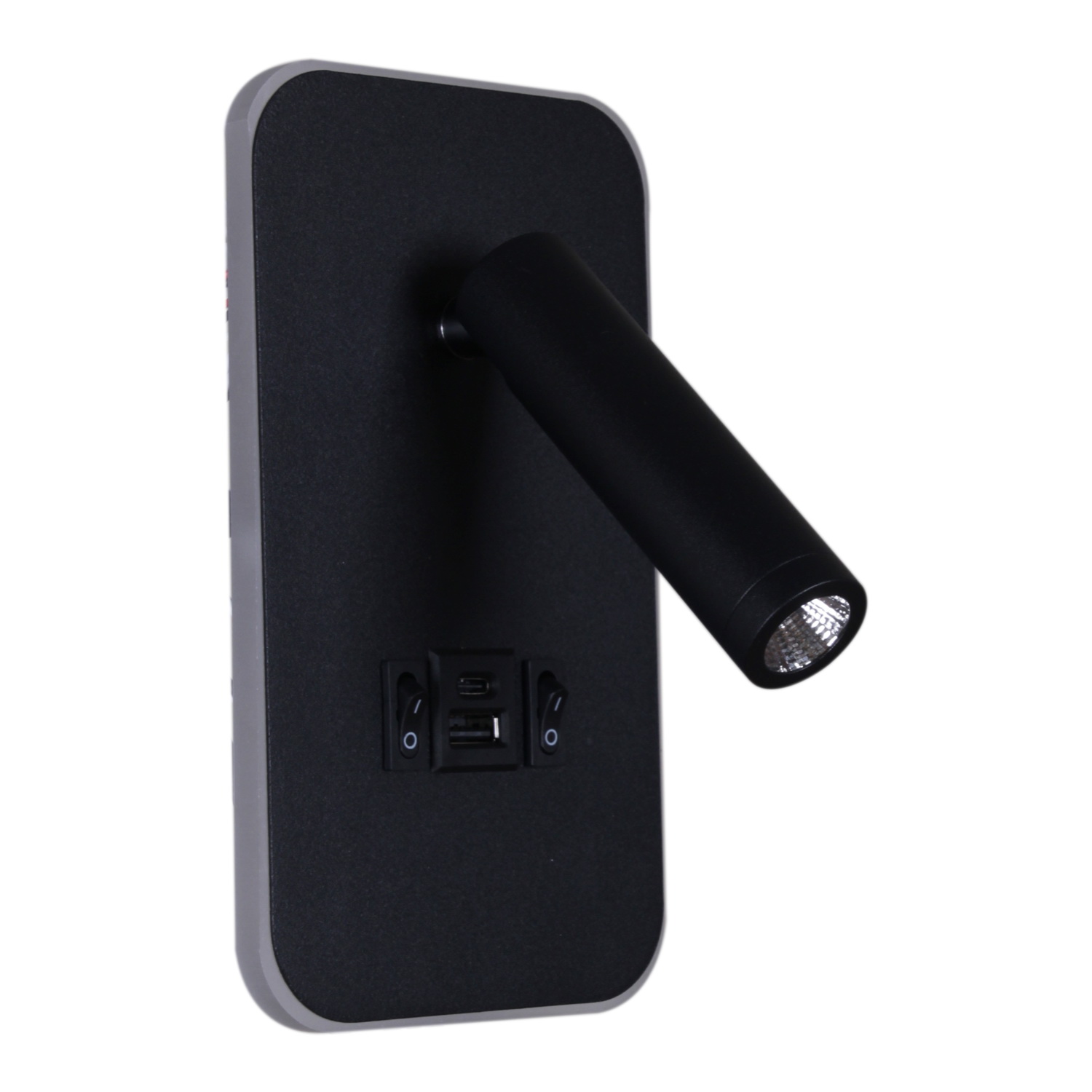 86204-9.2-001KT LED12W+USB BK светильник настенный