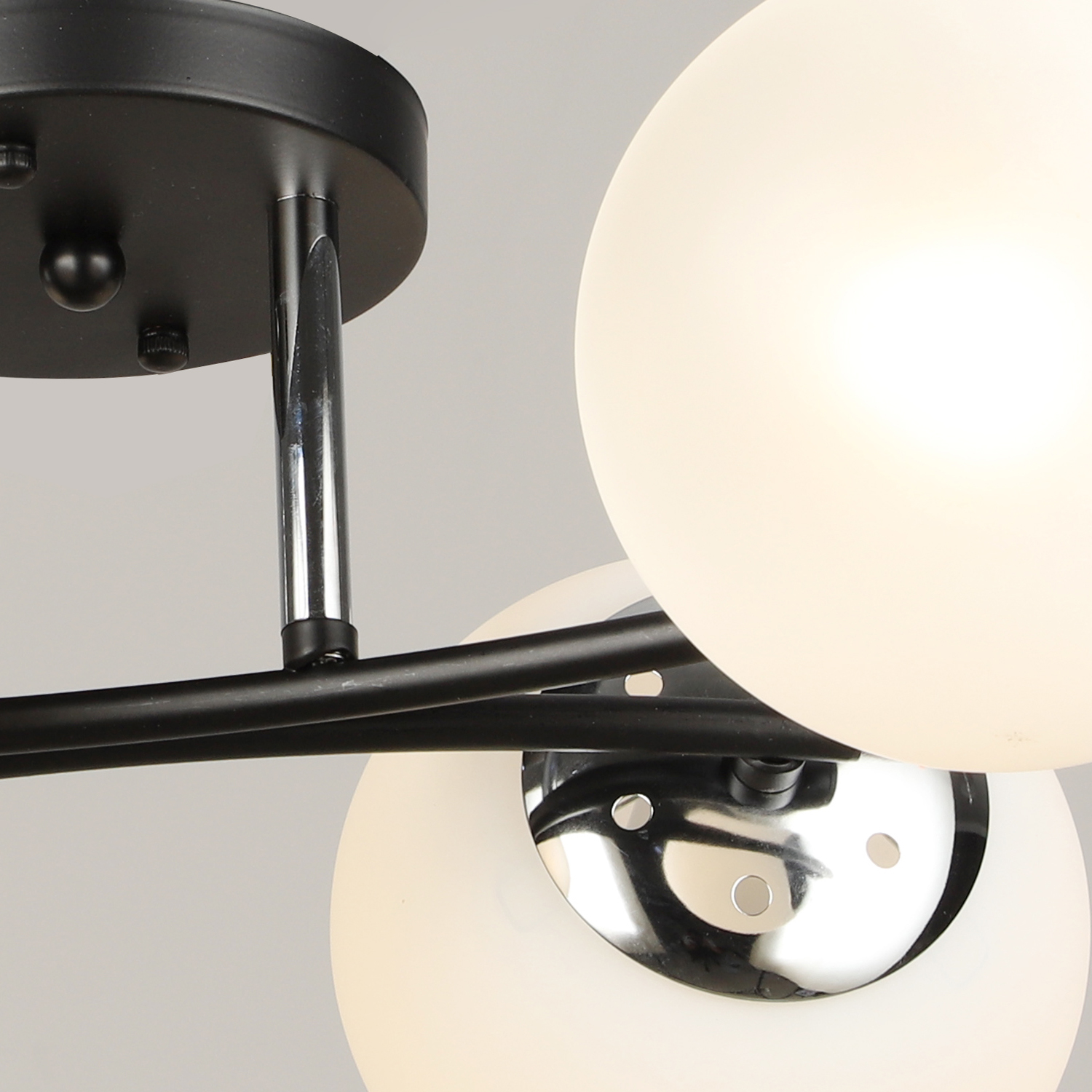 02318-0.3-04 BK+CH светильник потолочный