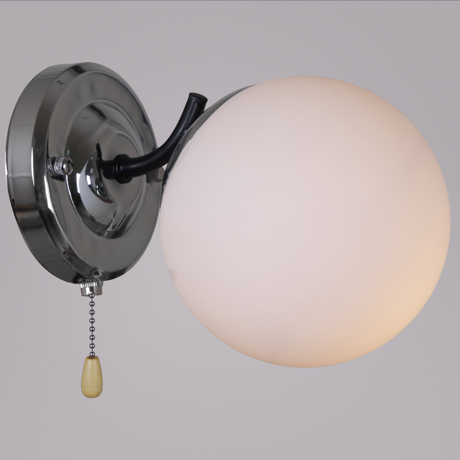 02318-0.2-01 BK+CH светильник настенный