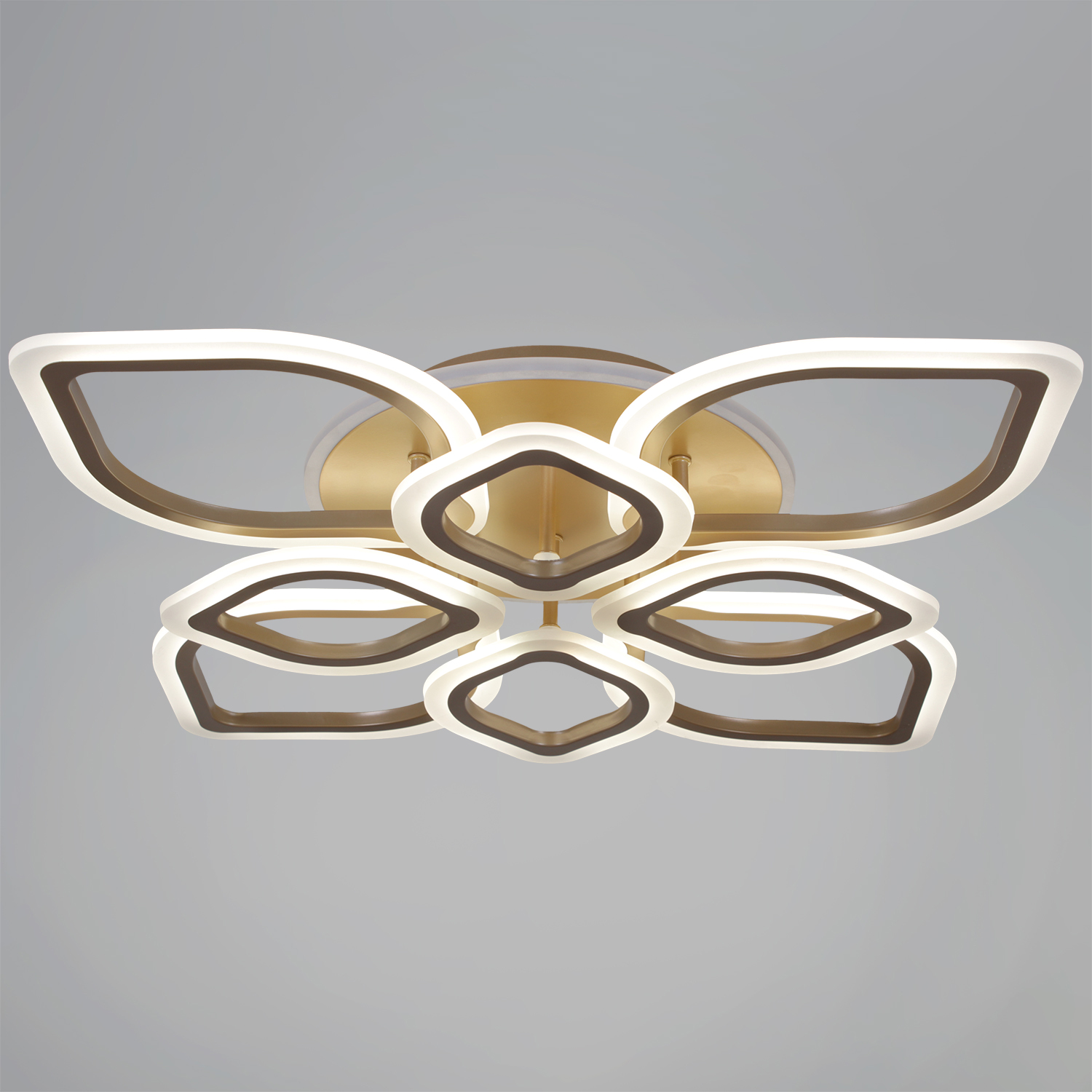 CLL 08388-0.3-4+4A MATT GOLD (RGB) светильник потолочный