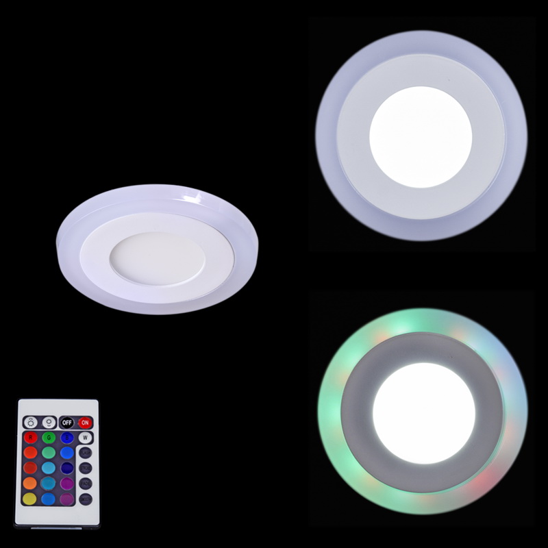50503-9.0-001TM "L" LED3+3W WH/DL+RGB панель светодиодная с ПДУ