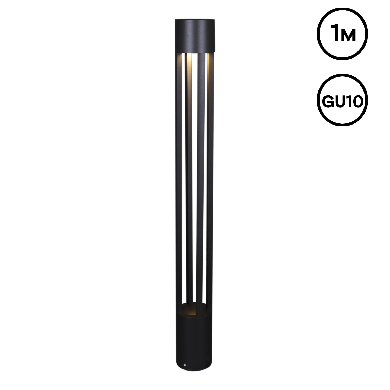 09958-0.7-001KT 1,0M GU10 BK фонарь