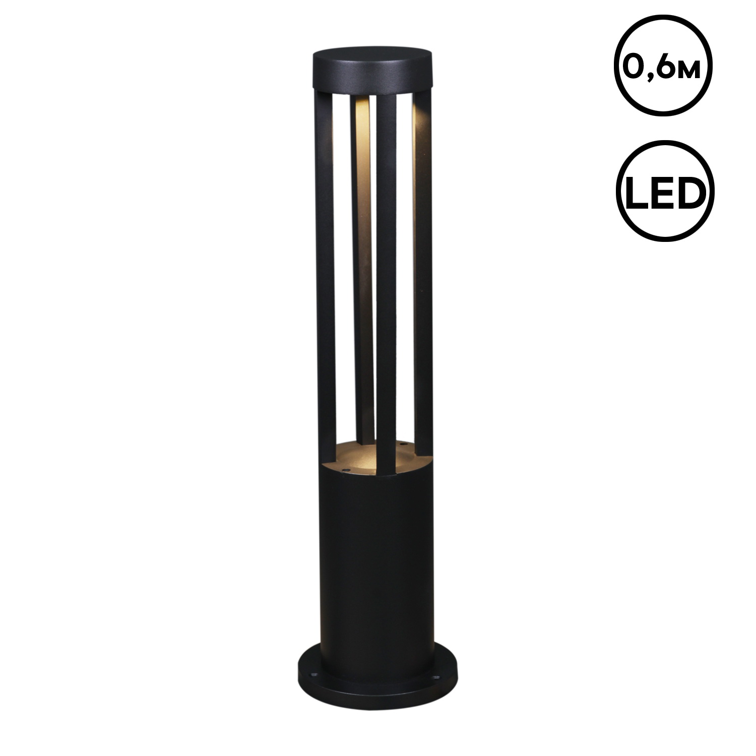 09958-0.7-001JH 0,6M LED7W BK RLOS фонарь