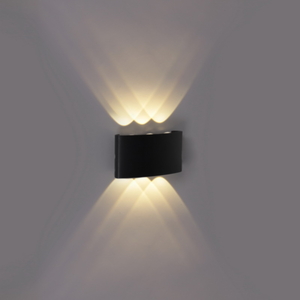 86833-9.2-006TLFC LED6*3W BK светильник настенный