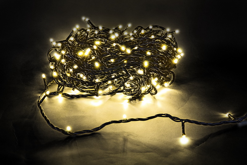 A-047R WW гирлянда светодиодная 30м 300 LED влагозащищенная
