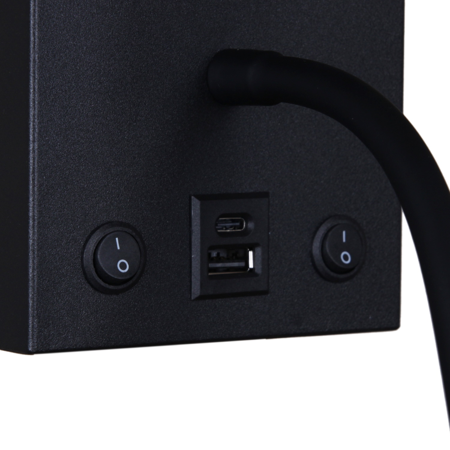 86210-9.2-001KT LED3W+E14 BK светильник настенный