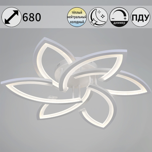 54090-0.3-3+3 WH светильник потолочный