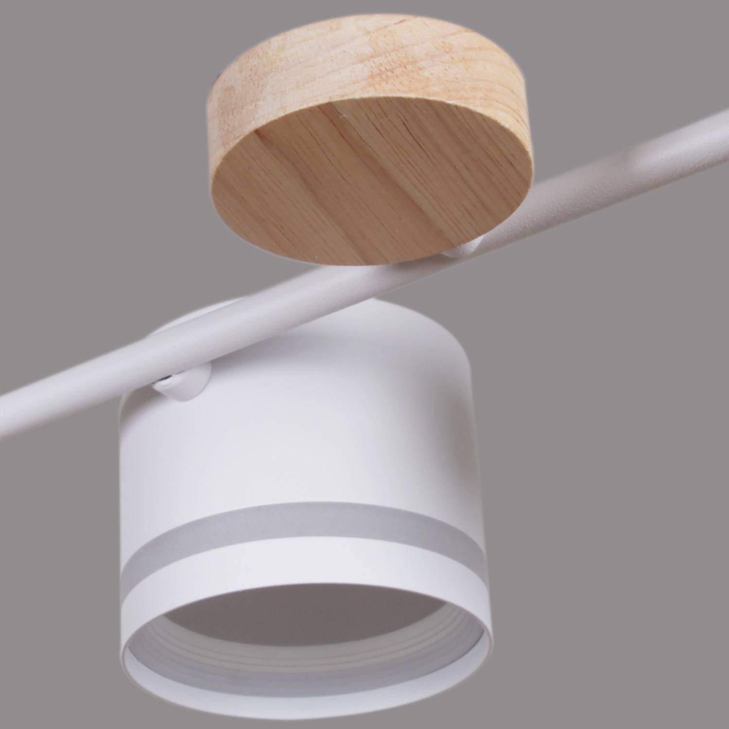 68730-0.3-10 GX53 WH+WOOD светильник потолочный
