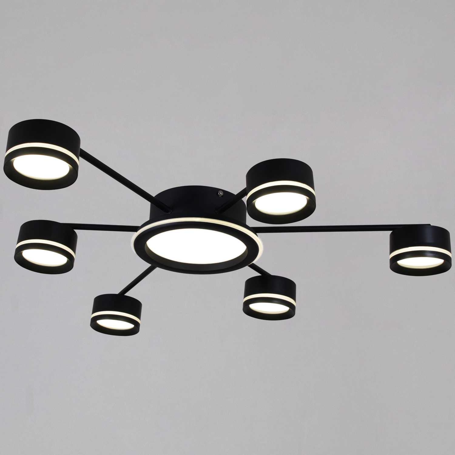 20590-0.3-3+3+1 "L" Black светильник потолочный