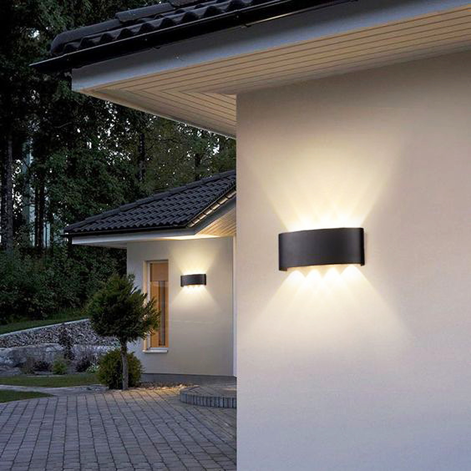 86834-9.2-008KT LED8*1W BK светильник настенный