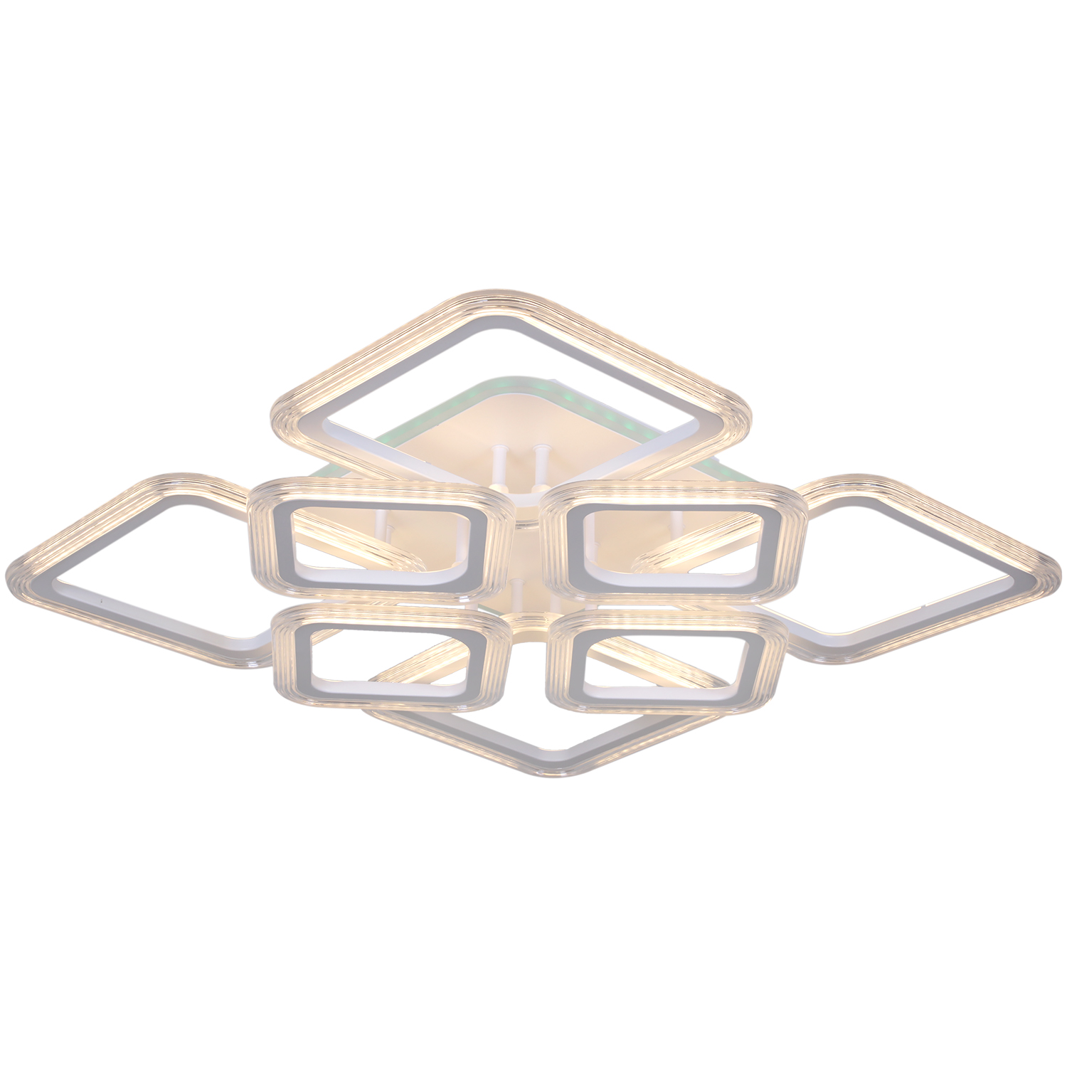 09826-3.3-4+4A WH (RGB) светильник потолочный