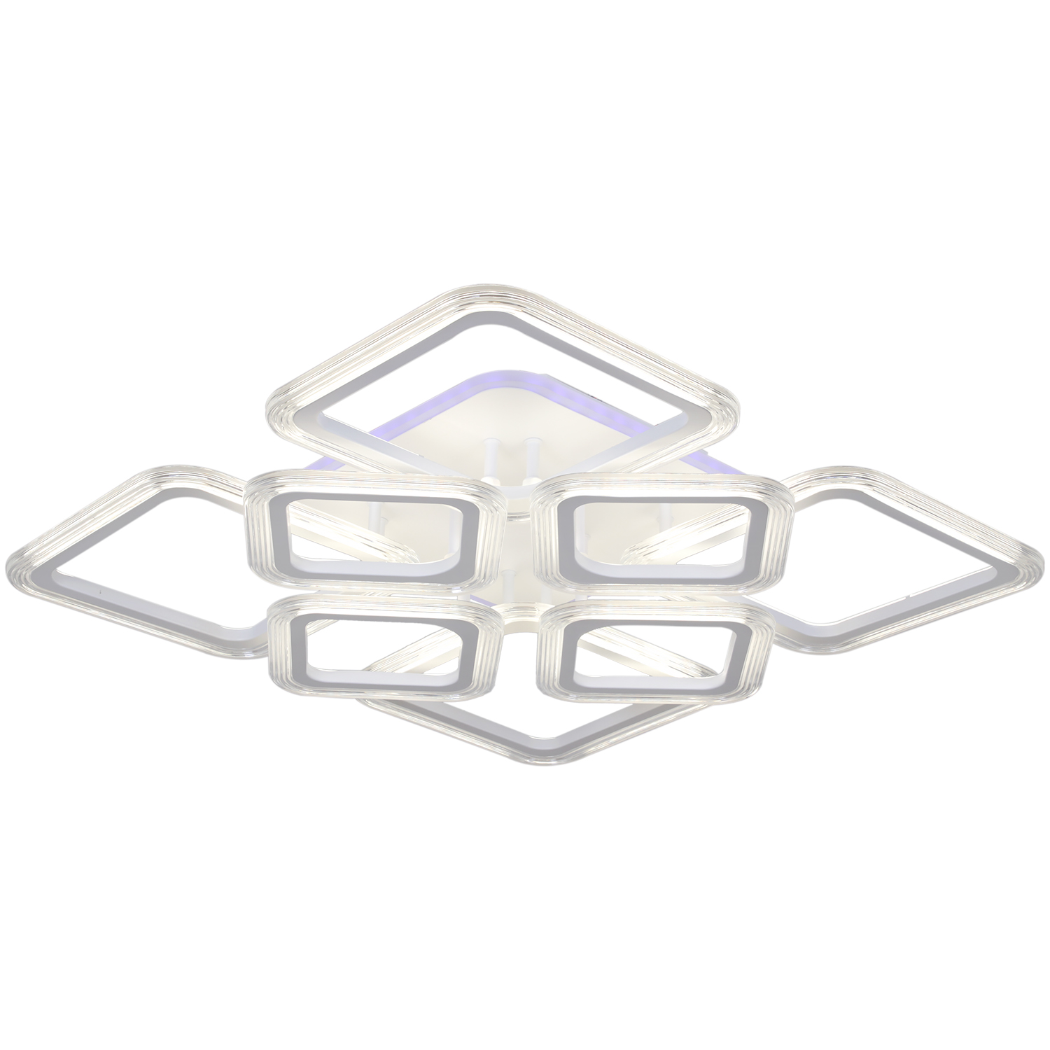 09826-3.3-4+4A WH (RGB) светильник потолочный