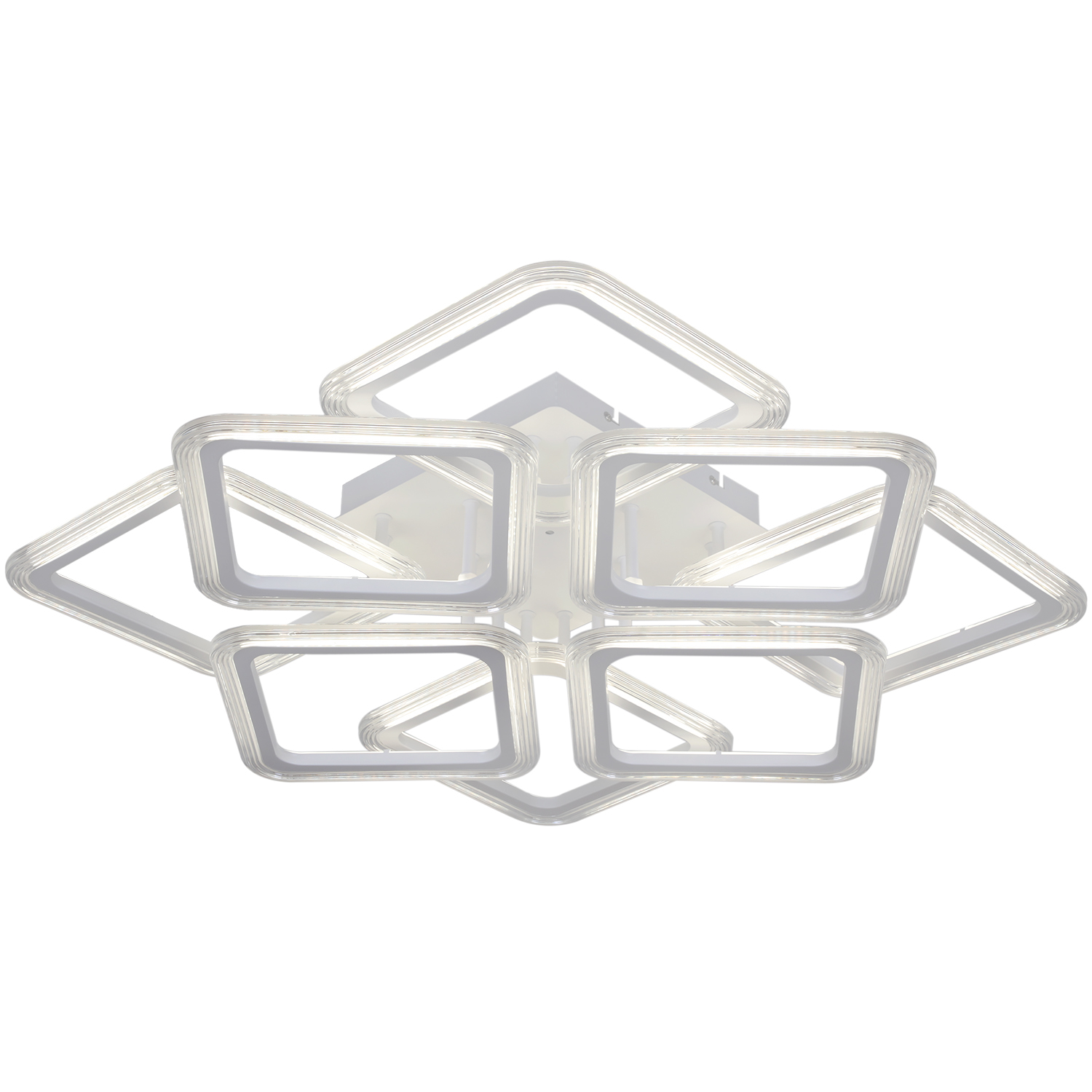 09826-3.3-4+4B WH светильник потолочный