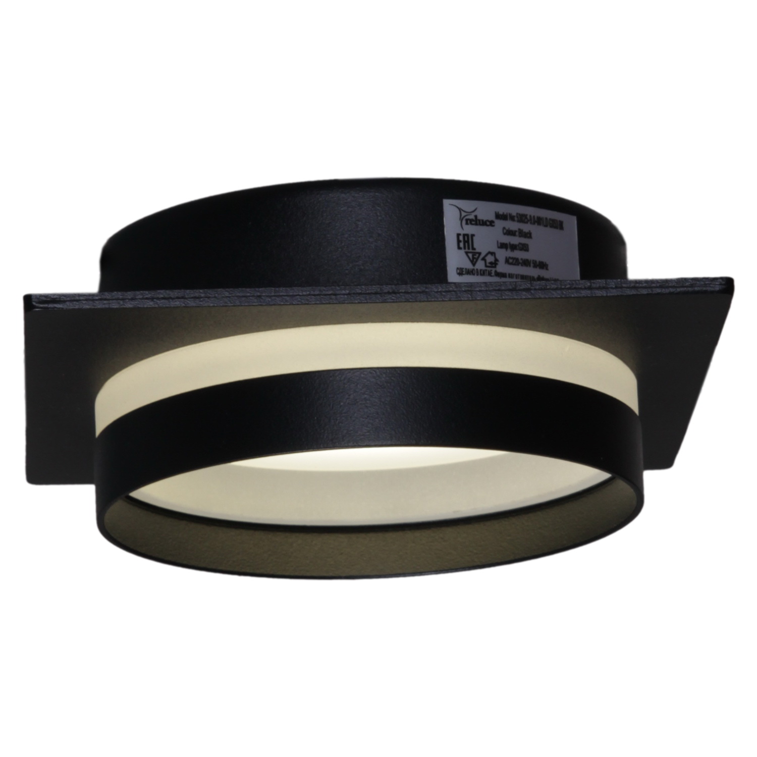 53025-9.0-001LD GX53 BK светильник точ.