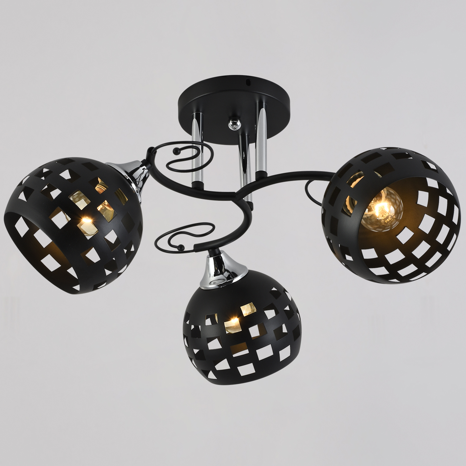 01381-0.3-03 BK+CR светильник потолочный