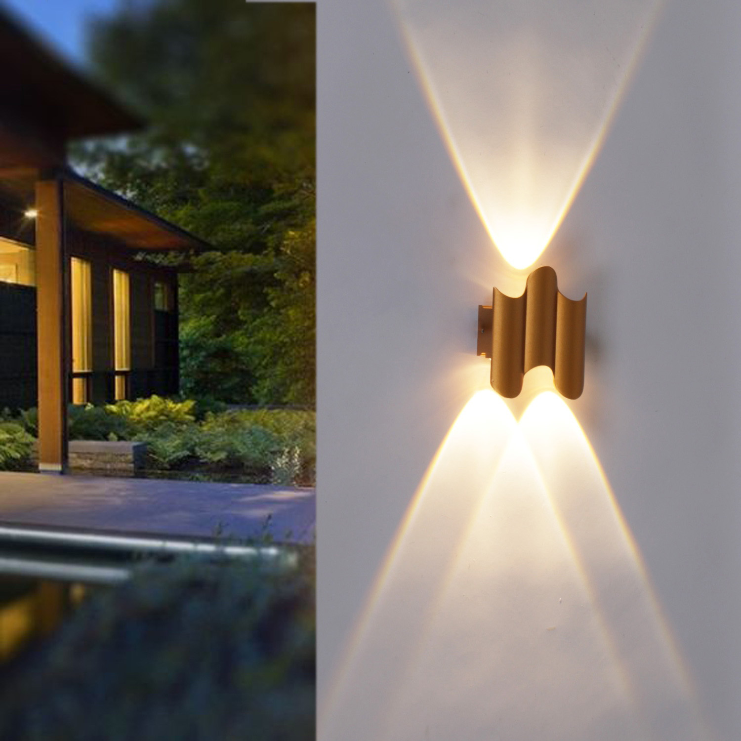 86851-9.2-003KT LED3W GOLD светильник настенный