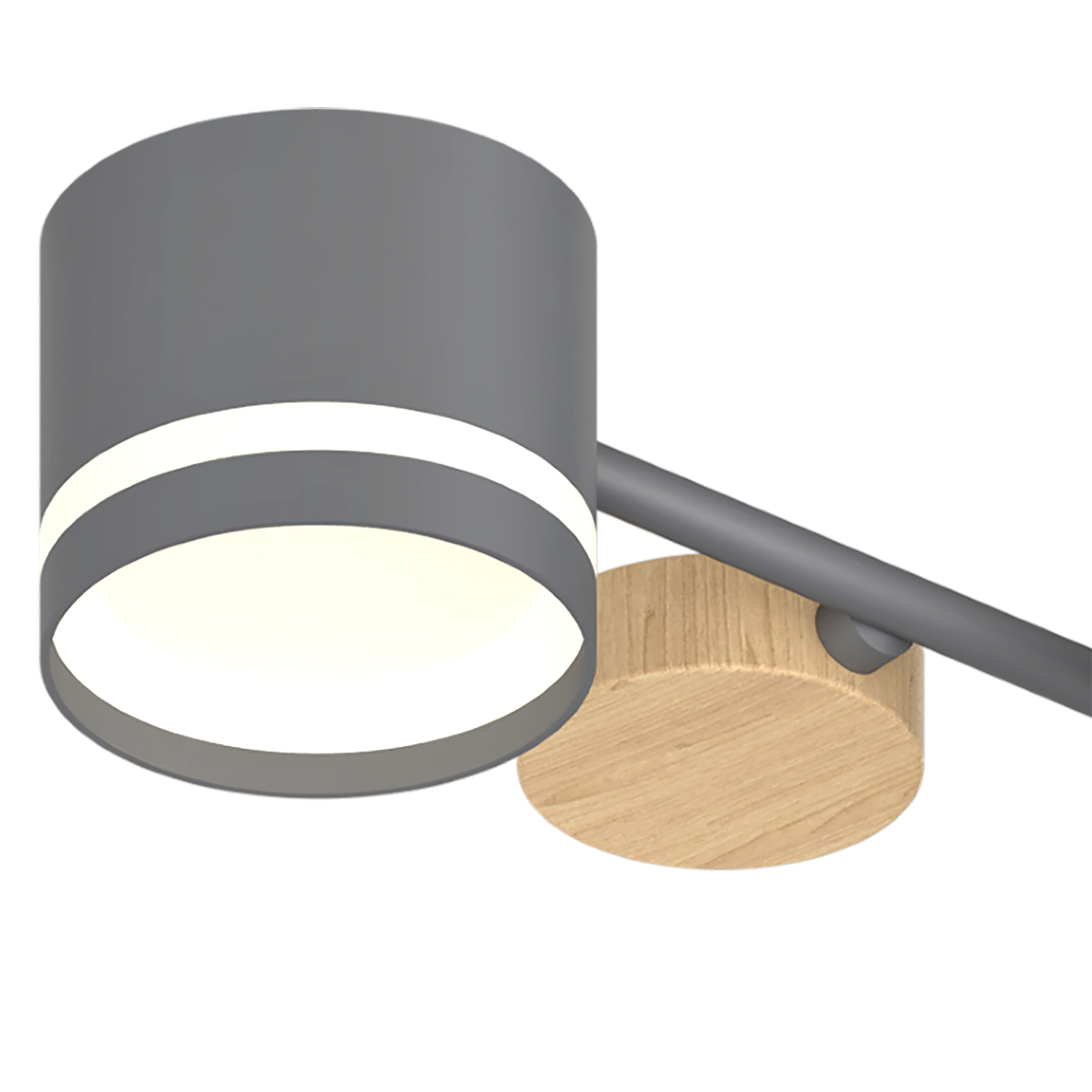 68730-0.3-06 GX53 GREY+WOOD светильник потолочный