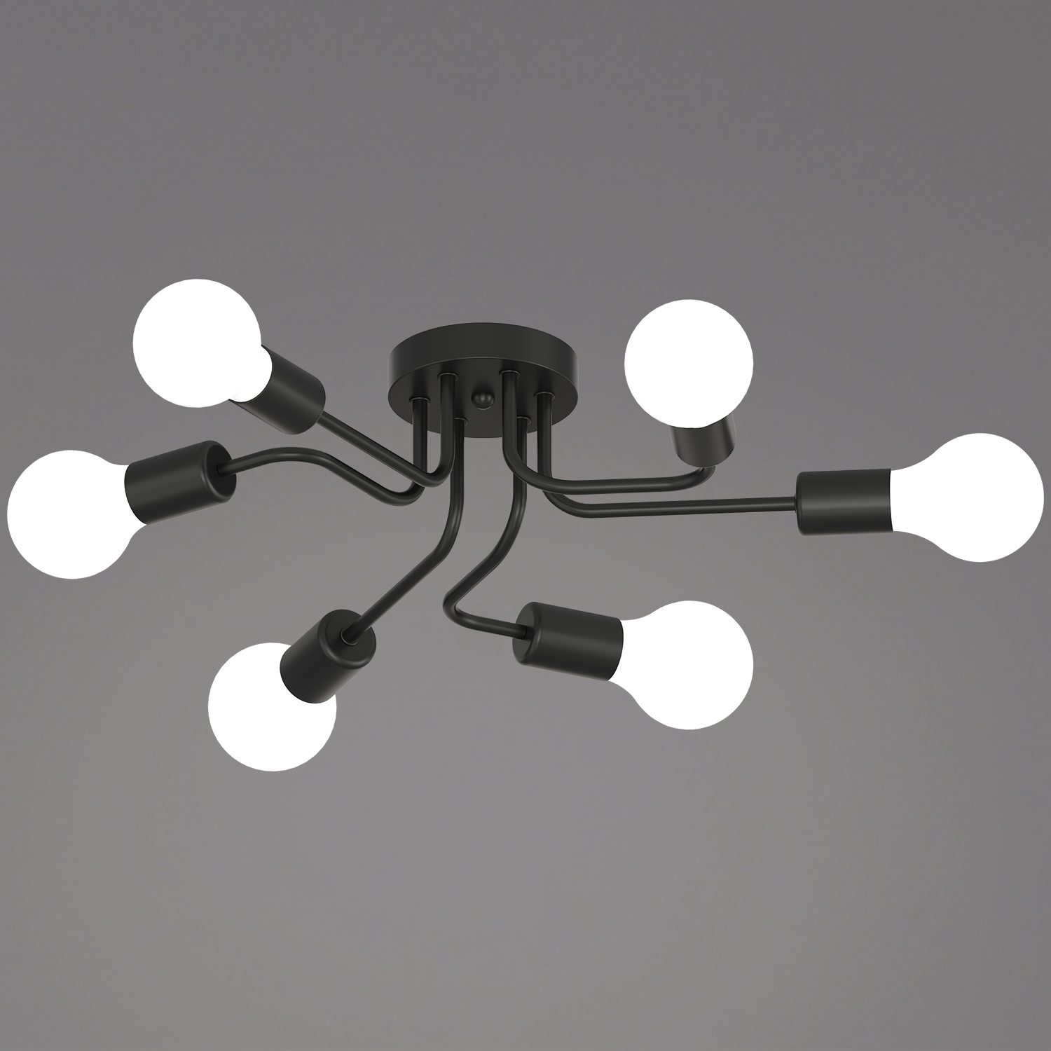 01736-0.3-06 BK светильник потолочный