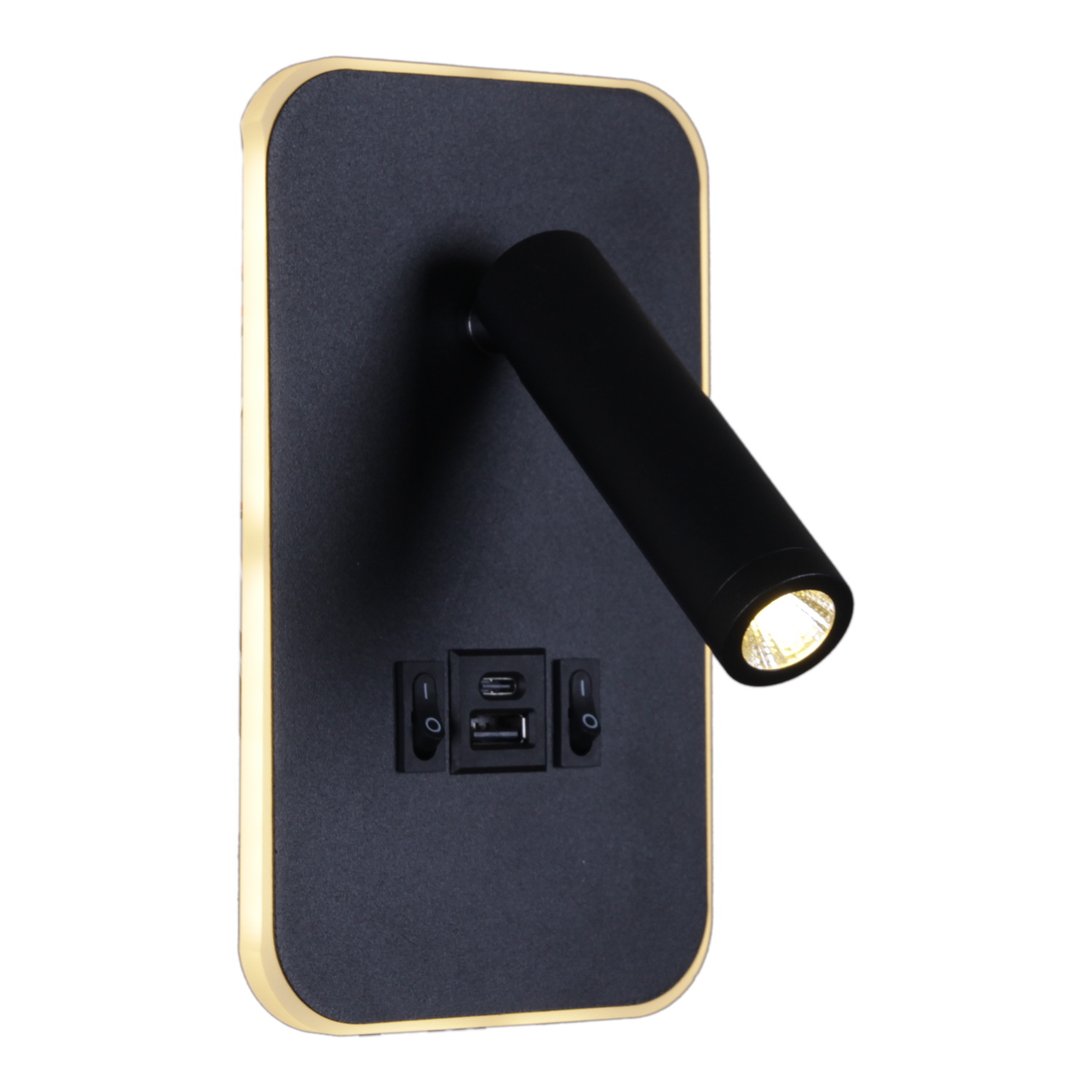 86204-9.2-001KT LED12W+USB BK светильник настенный