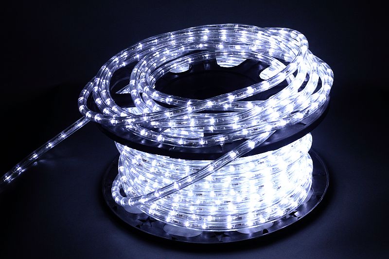 11-2W-100M-220V-LED-U WT дюралайт круглый