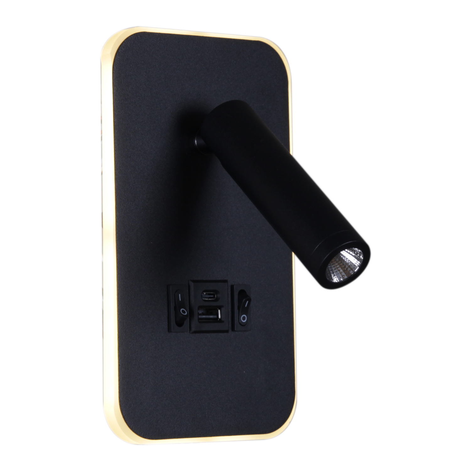 86204-9.2-001KT LED12W+USB BK светильник настенный