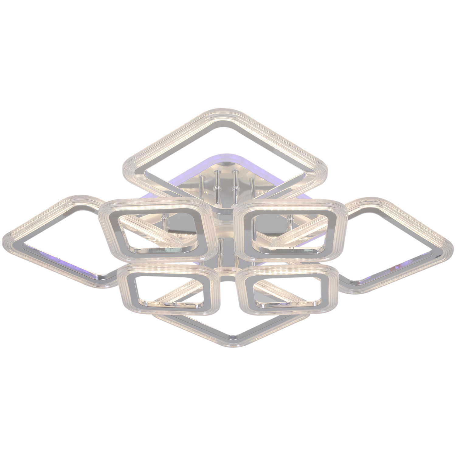 09826-3.3-4+4C CR (RGB) светильник потолочный