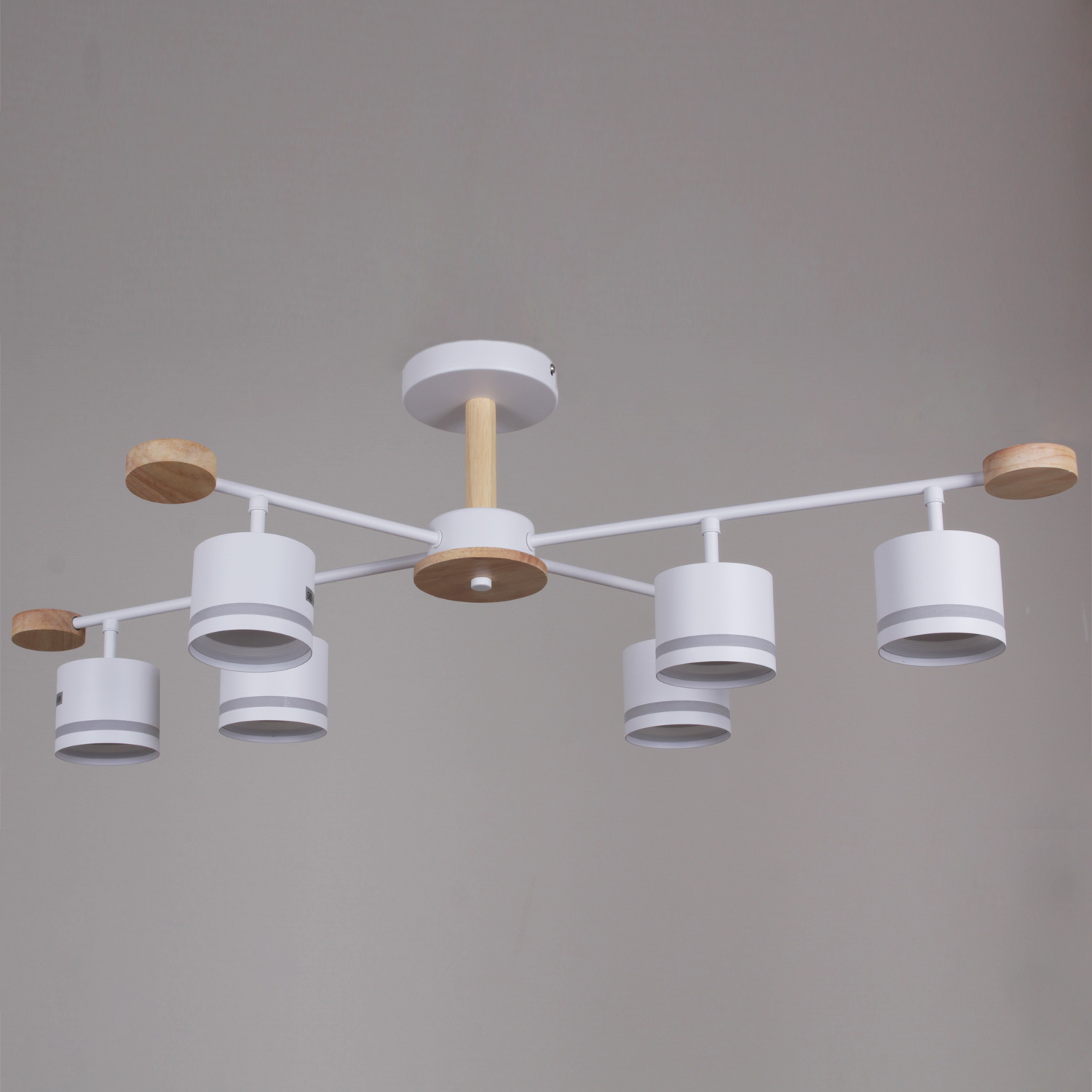 78730-0.3-06 GX53 WH+WOOD светильник потолочный