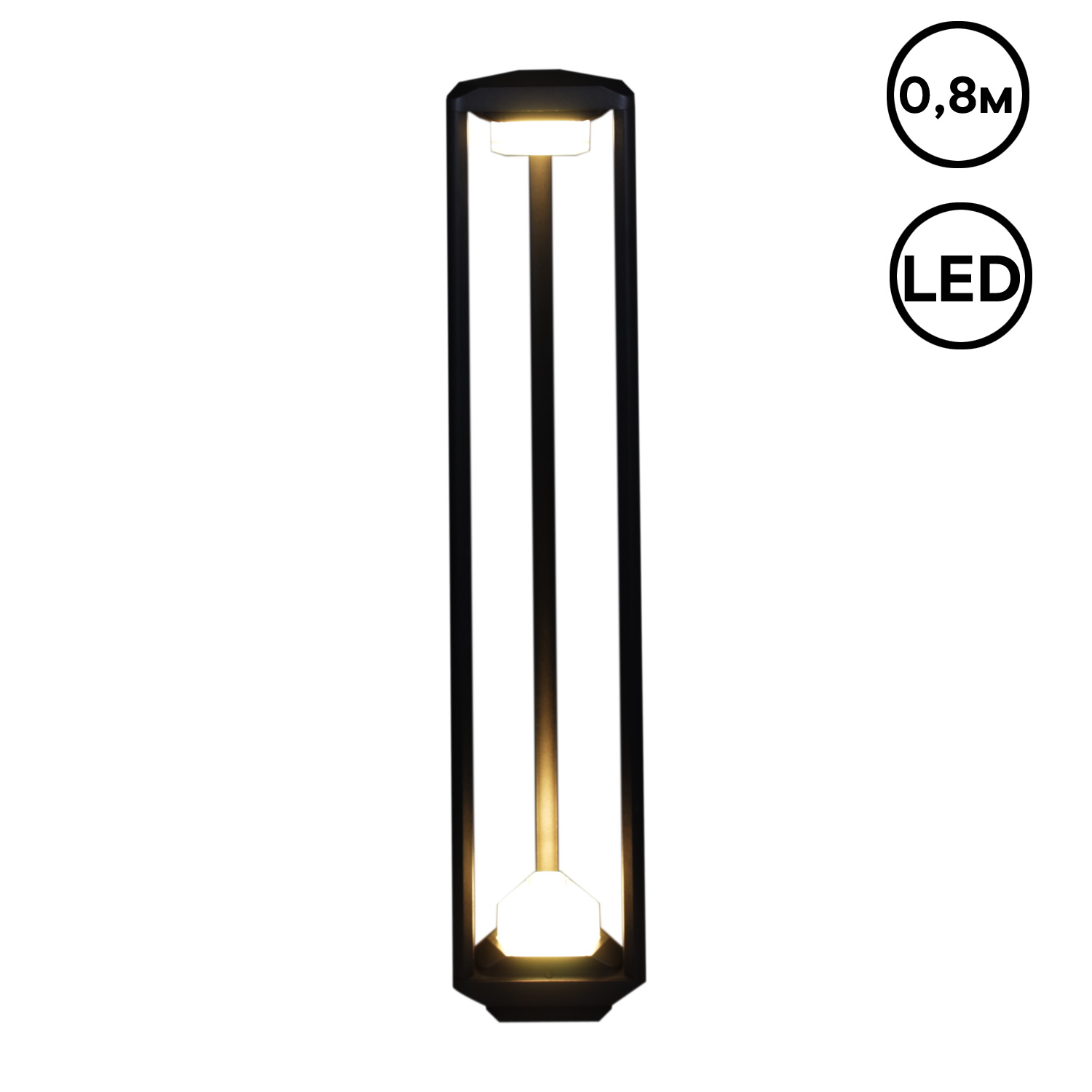 09987-0.7-001JH 0.8M LED2X6W BK RLOS фонарь