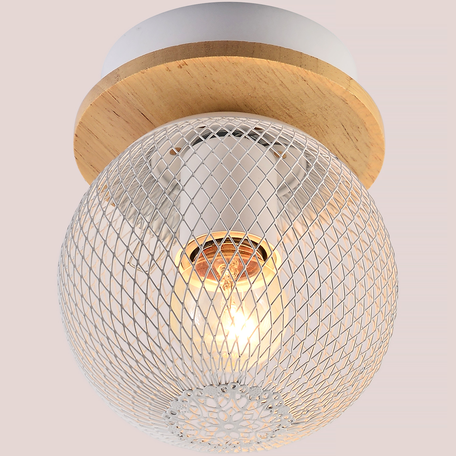 01565-3.3-01 WH+WOOD светильник потолочный