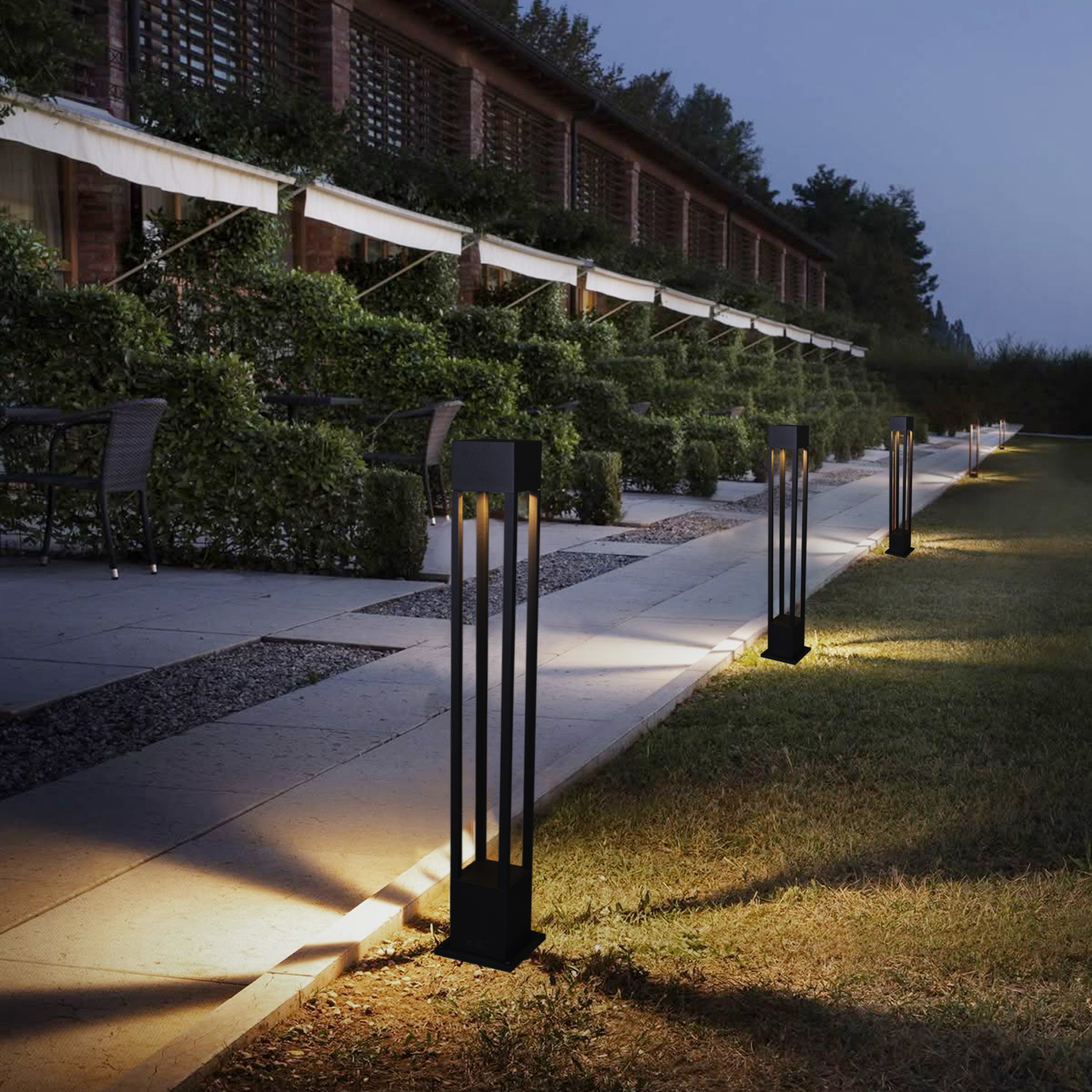 09960-0.7-001KT 1,0M GU10 BK фонарь