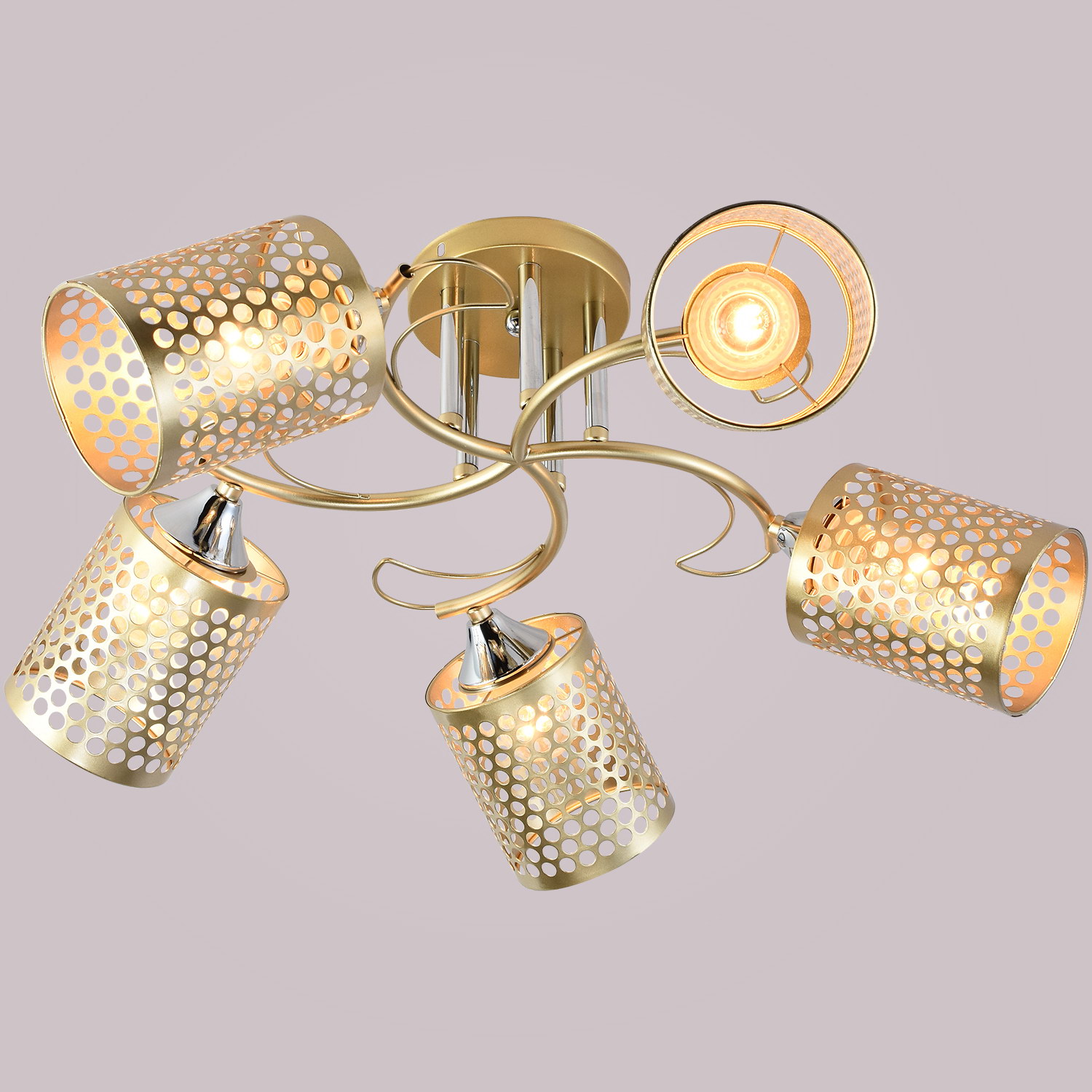 01322-0.3-05 MATT GOLD+CR светильник потолочный