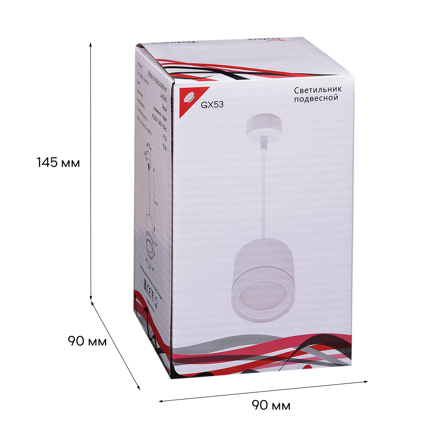 53003-0.9-001LD GX53 WT светильник точ.