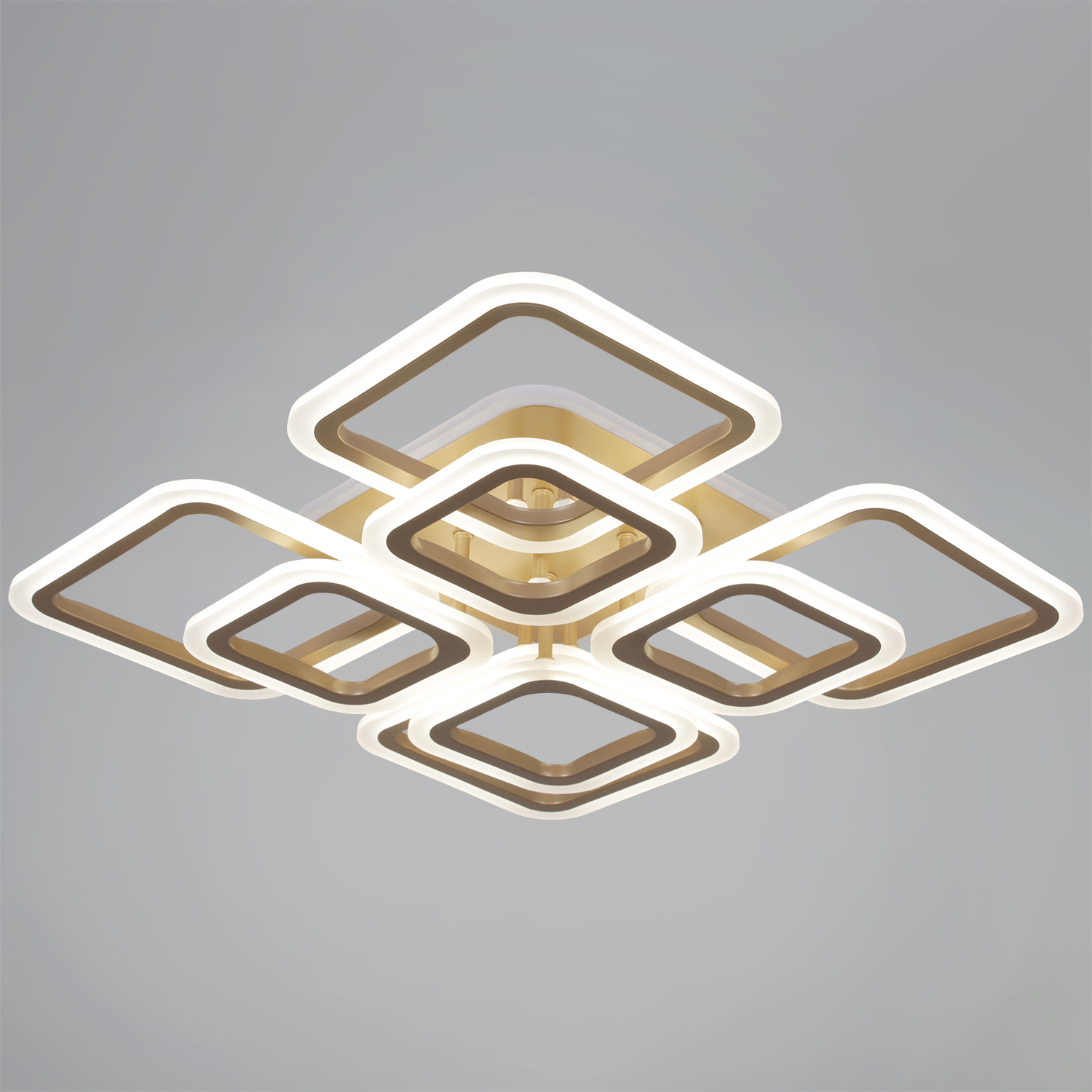 CLL 05289-0.3-4+4B MATT GOLD (RGB) светильник потолочный