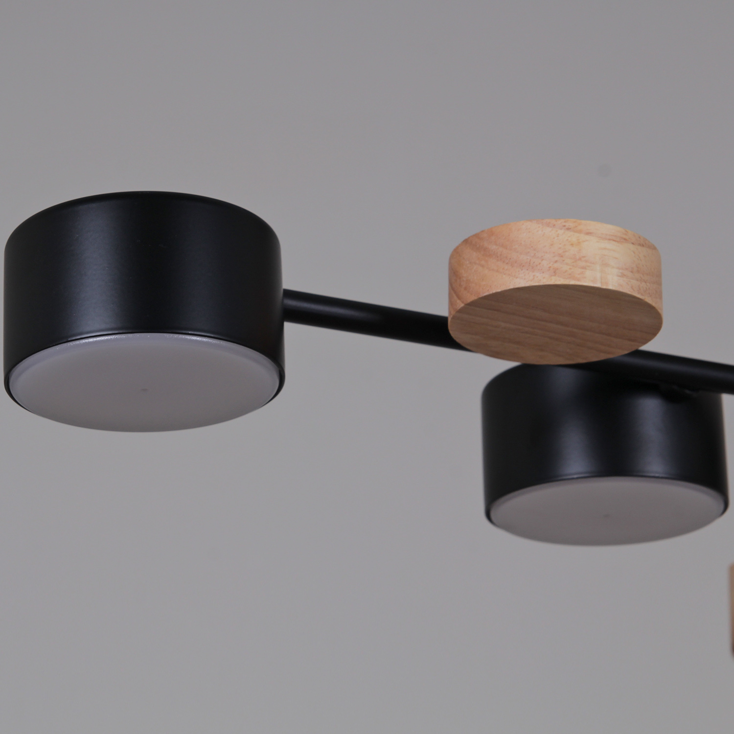 03758-0.3-10 BK+WOOD GX53 светильник потолочный