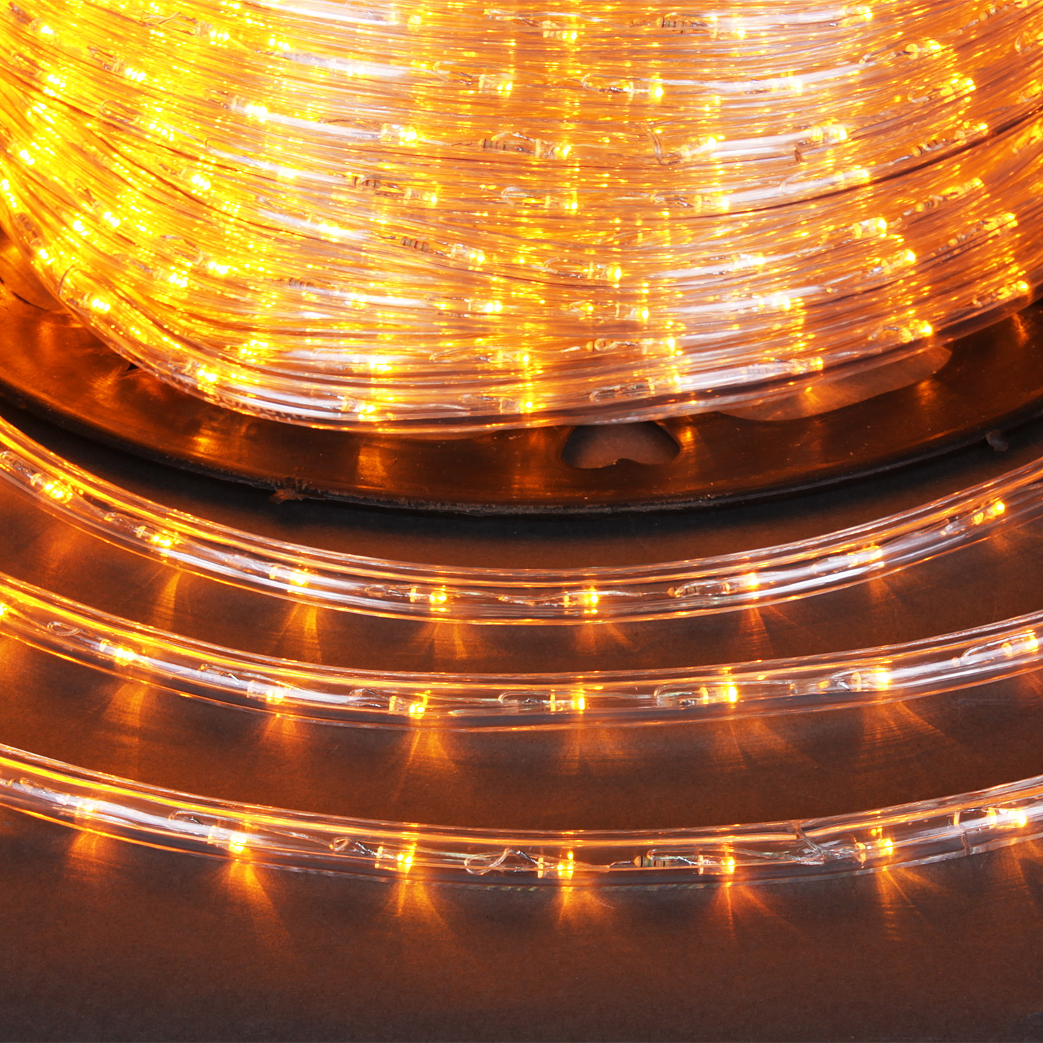 11-2W-100M-220V-LED-U CUT 1M YL дюралайт круглый