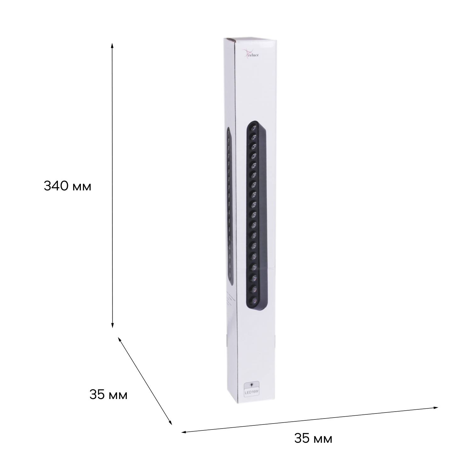 13002-9.3-001UR magnetic LED16W BK CCT+SMART