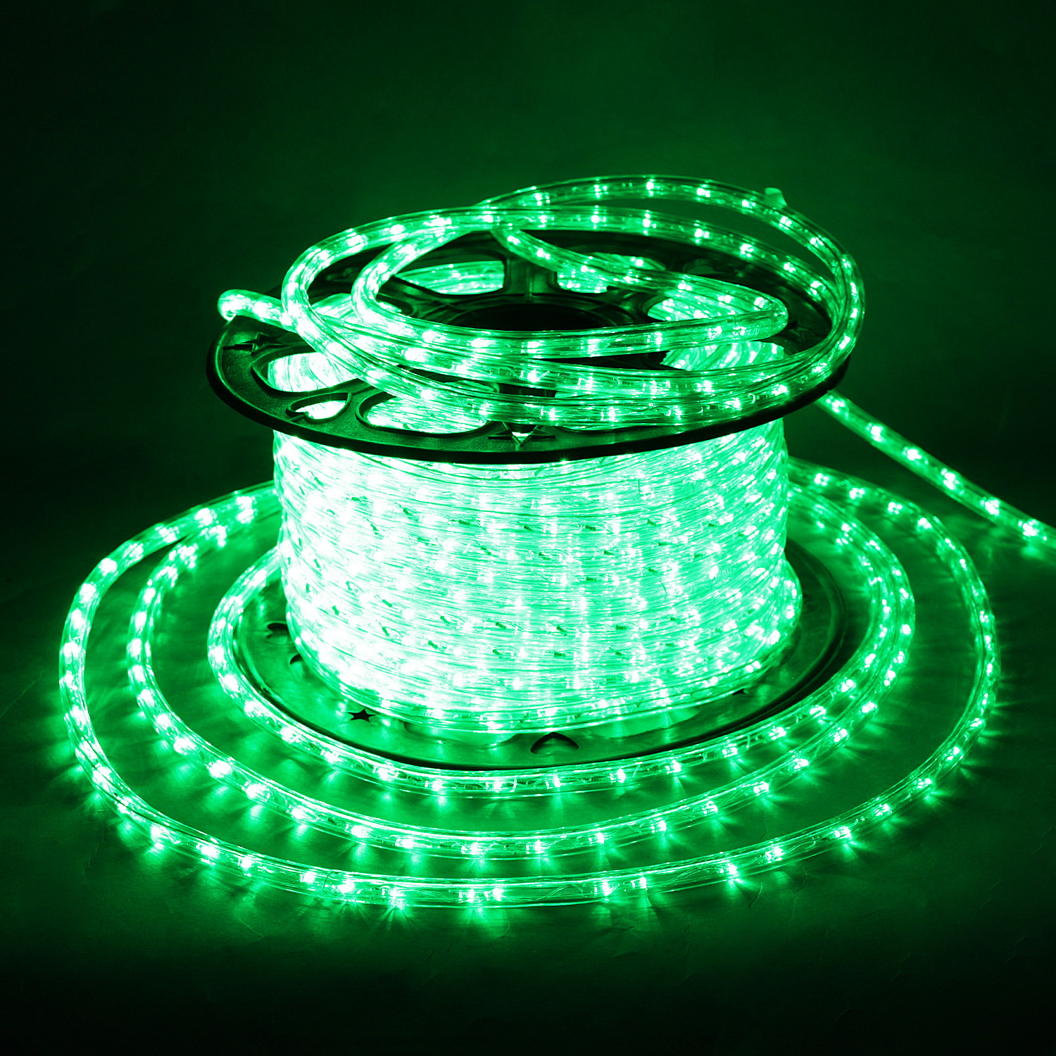 13-3W-50M-220V-LED-U CUT 1M GN дюралайт круглый