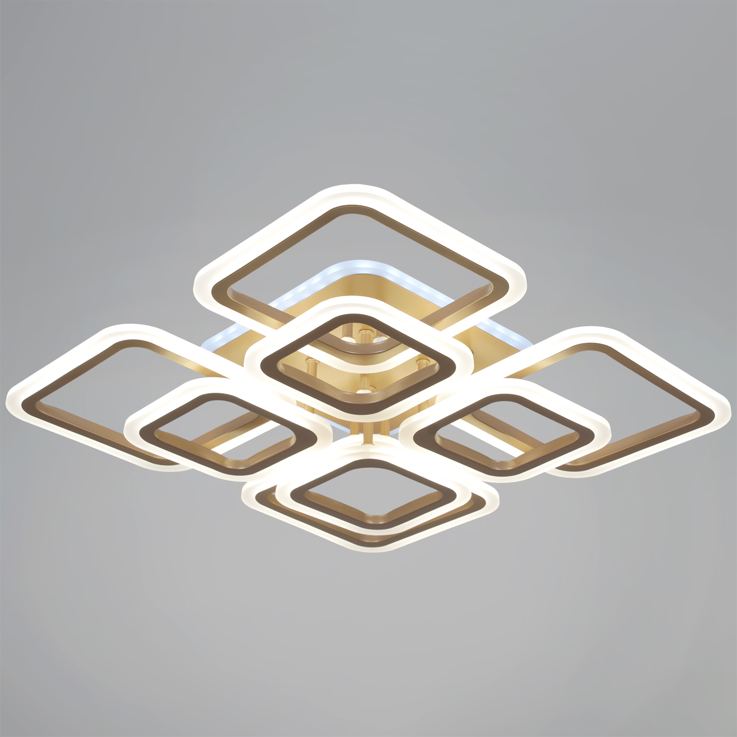 CLL 05289-0.3-4+4B MATT GOLD (RGB) светильник потолочный