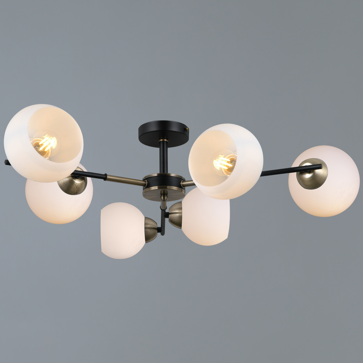 IL0469-6CSQ-24 BK AB LIBRA светильник потолочный