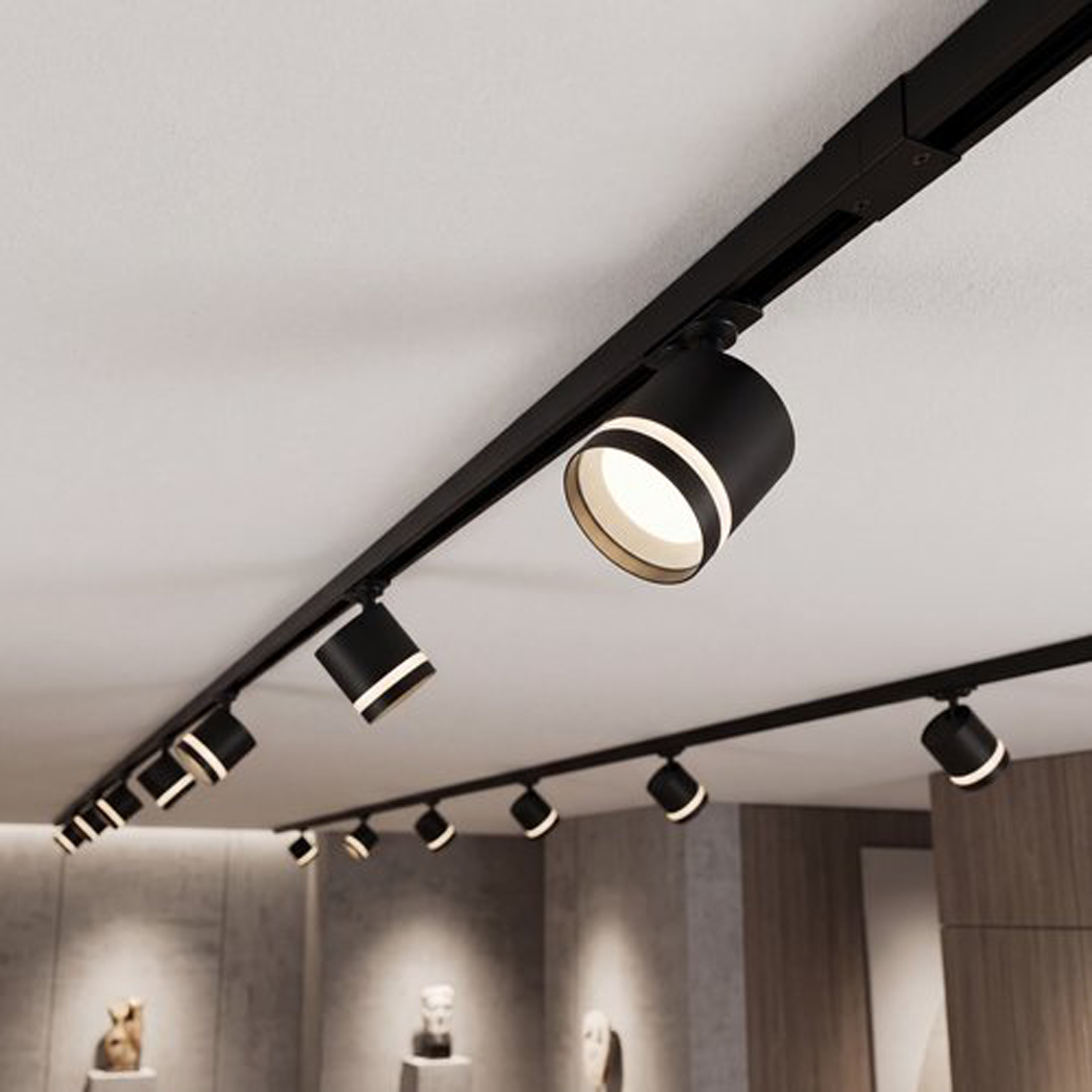 53001-9.3-001LD GX53 BK светильник точ.