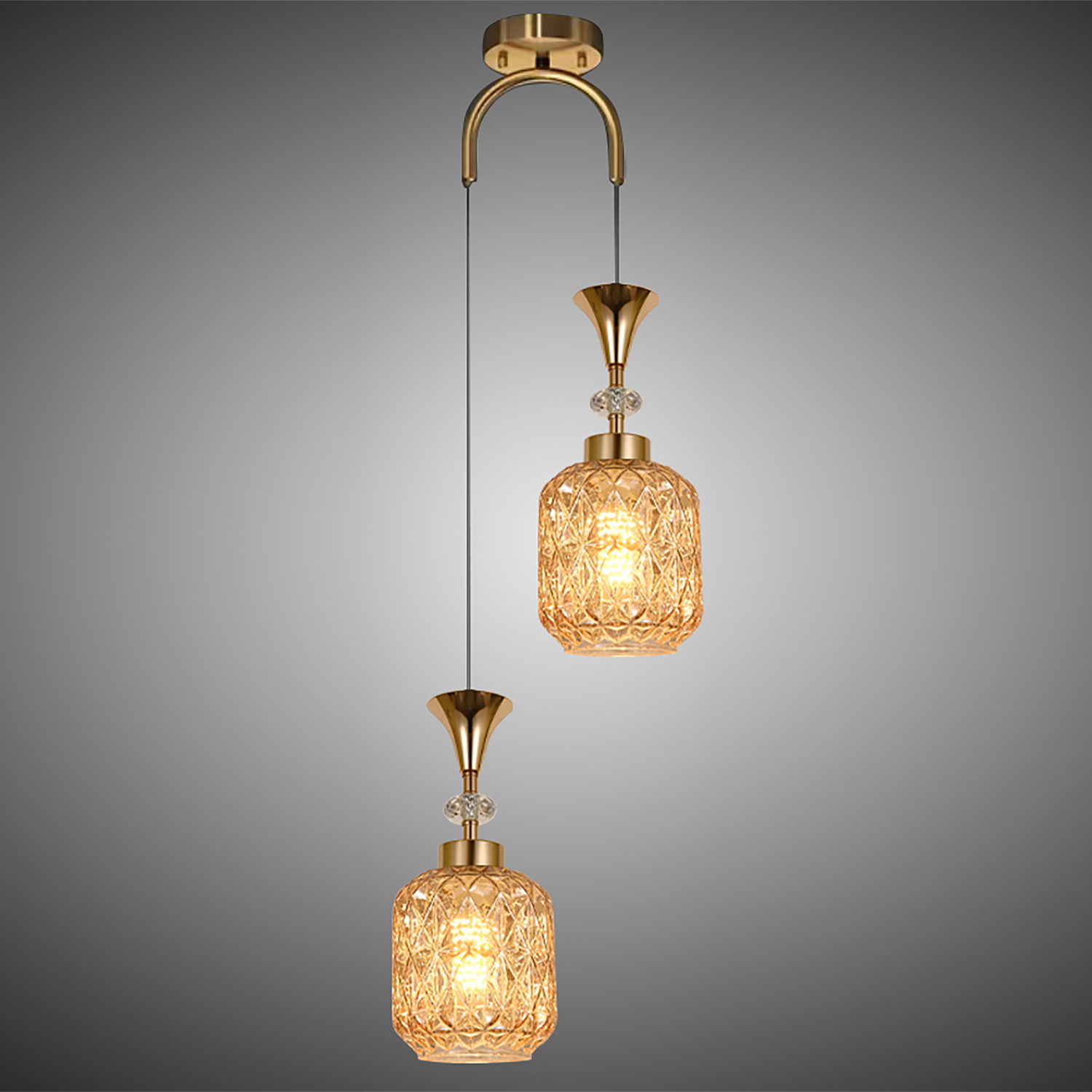 02003-0.9-02 AMBER светильник потолочный