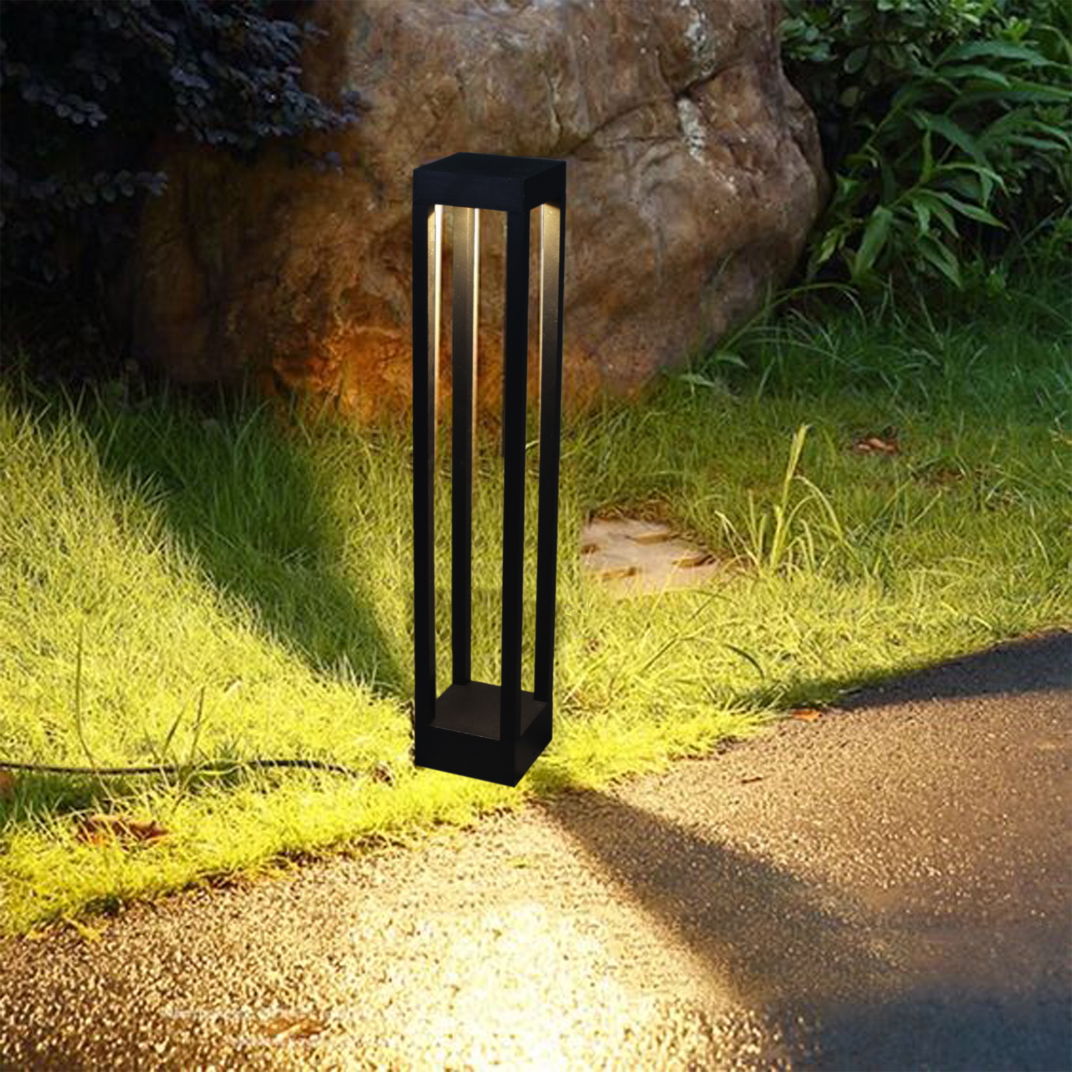 09970-0.7-001U "L" 0,6M LED12W BK фонарь