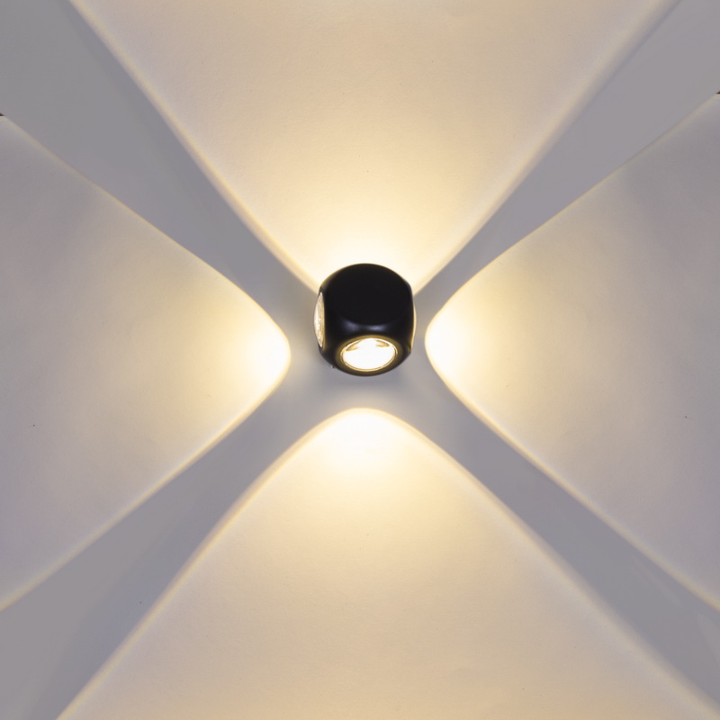 86828-9.2-004TLFA LED4*3W BK светильник настенный