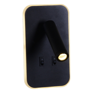 86204-9.2-001KT "L" LED12W BK светильник настенный